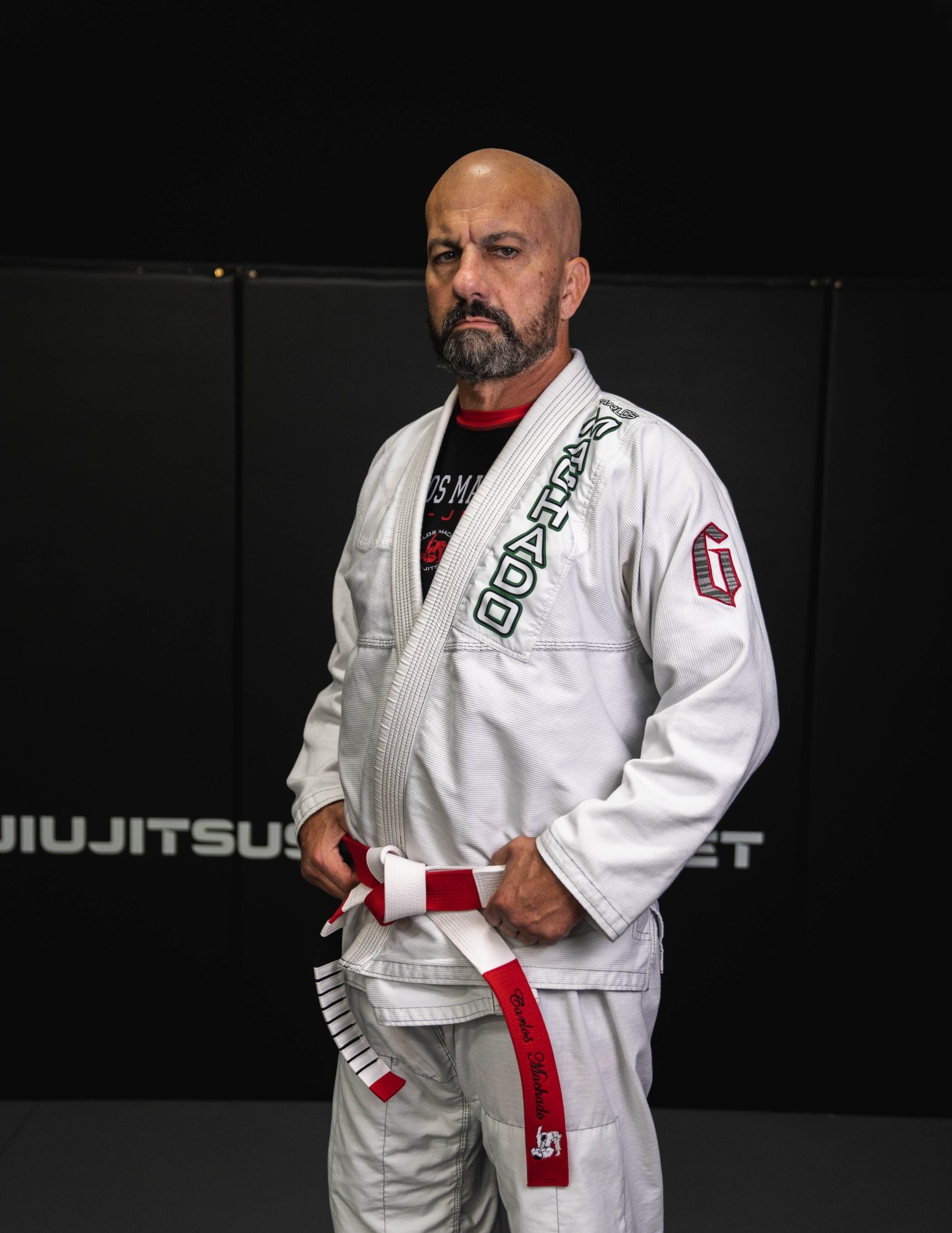 Carlos Machado in white gi