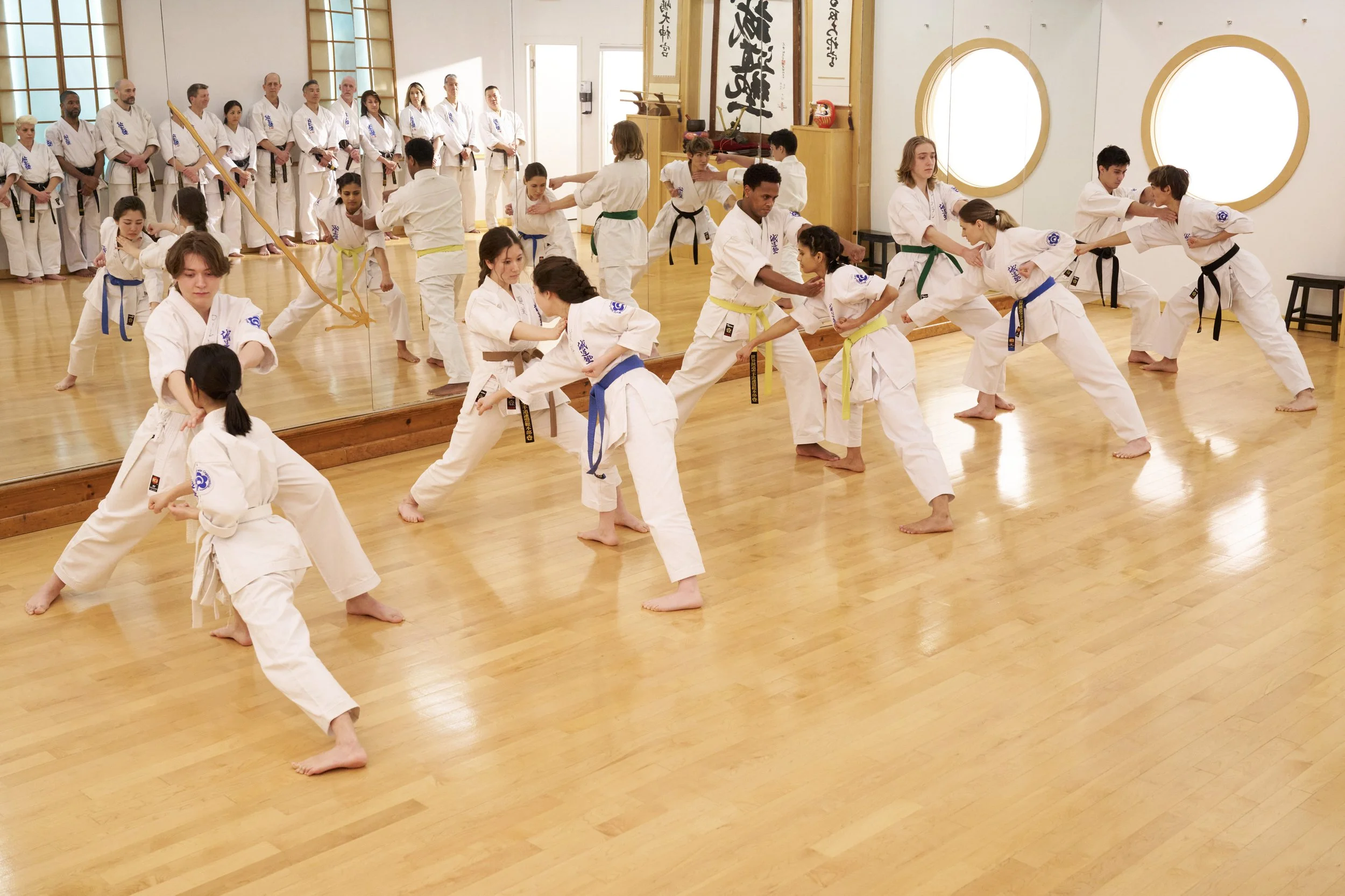 Martial arts studio in a strip mall