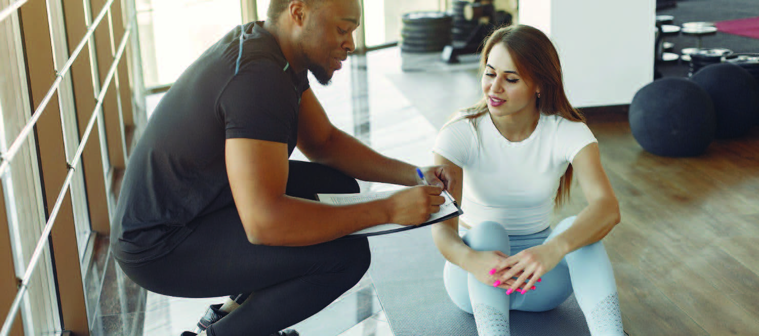 Martial artist warming up and stretching before training