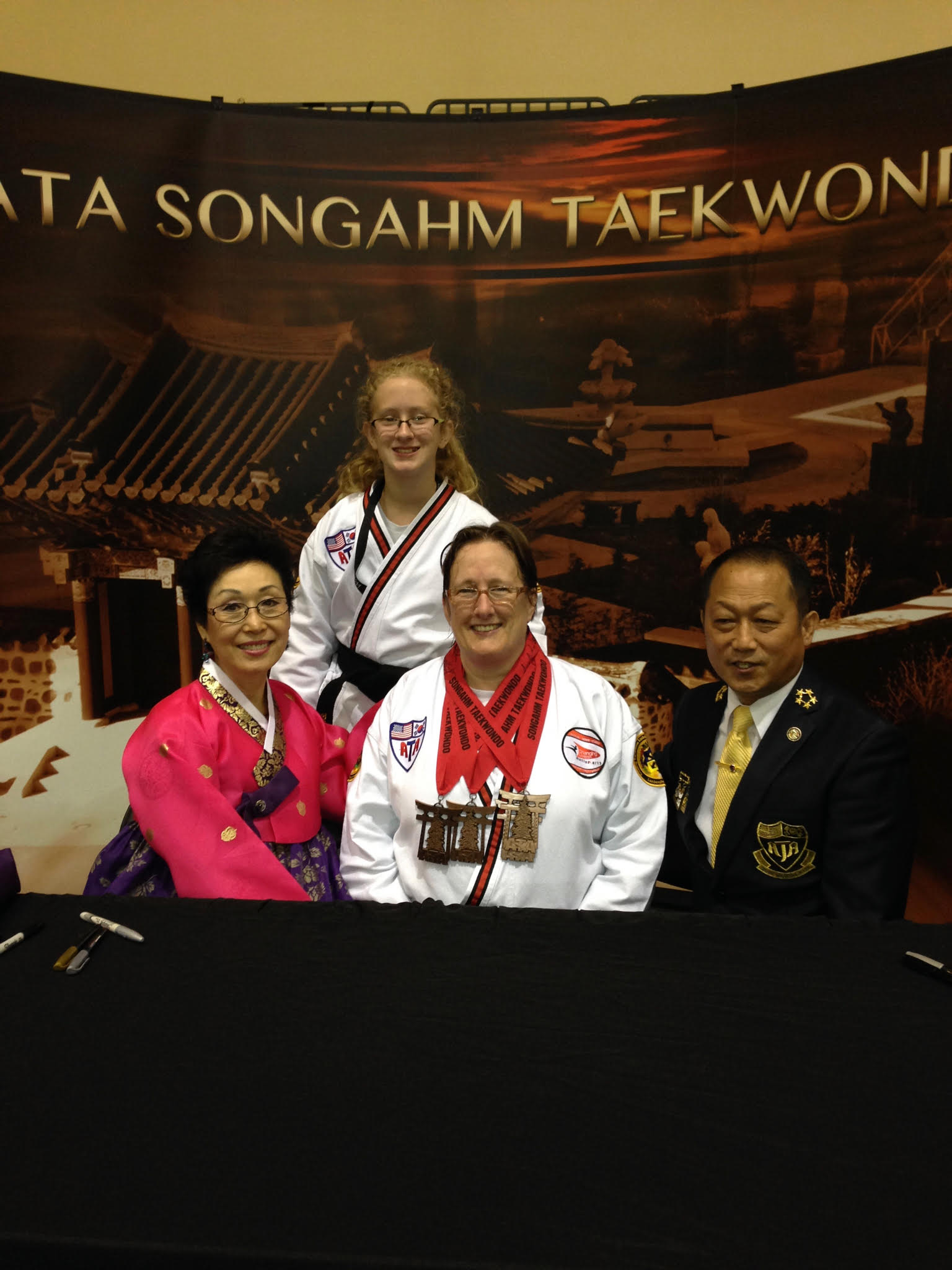 Sarah Baltuch in Taekwondo uniform